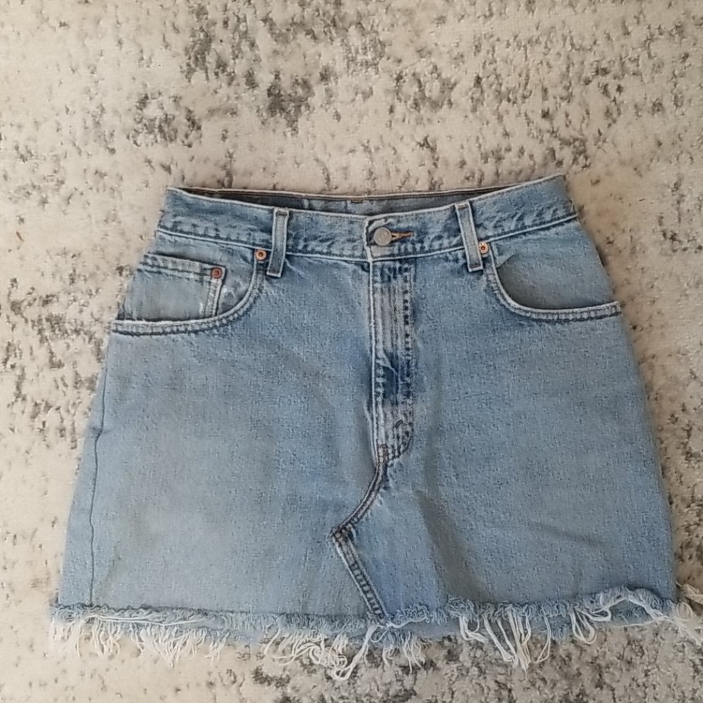 Levis Denim Skirt Vintage